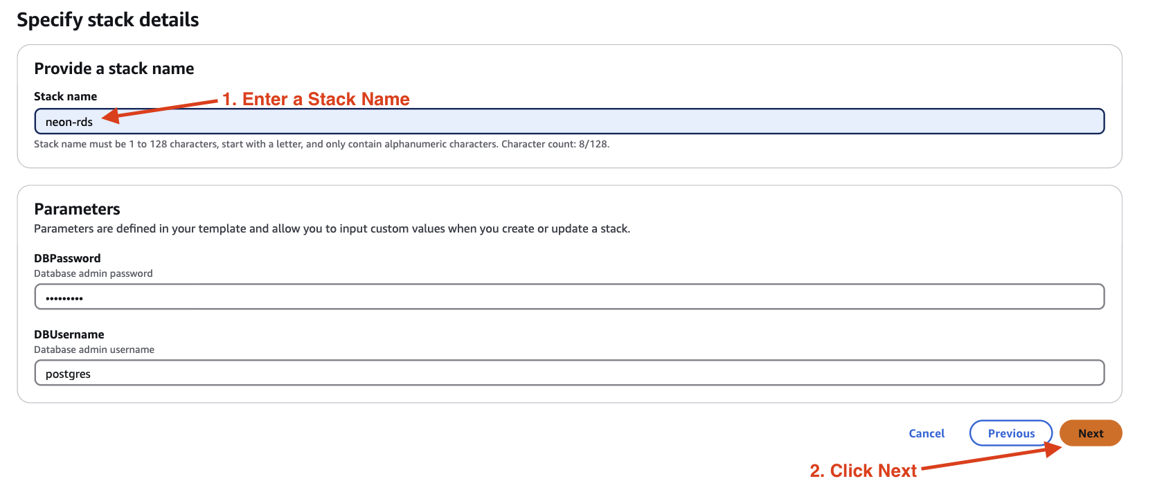 Stack Parameters