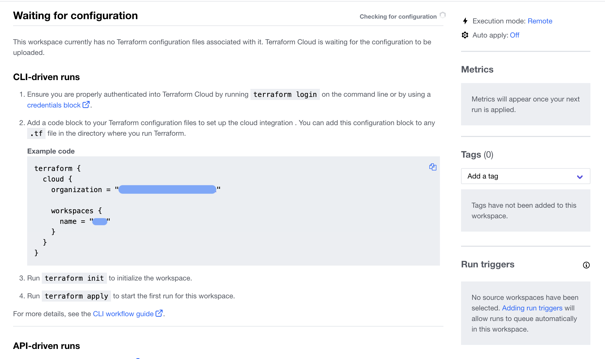 TerraformCloudWorkspaceConfig