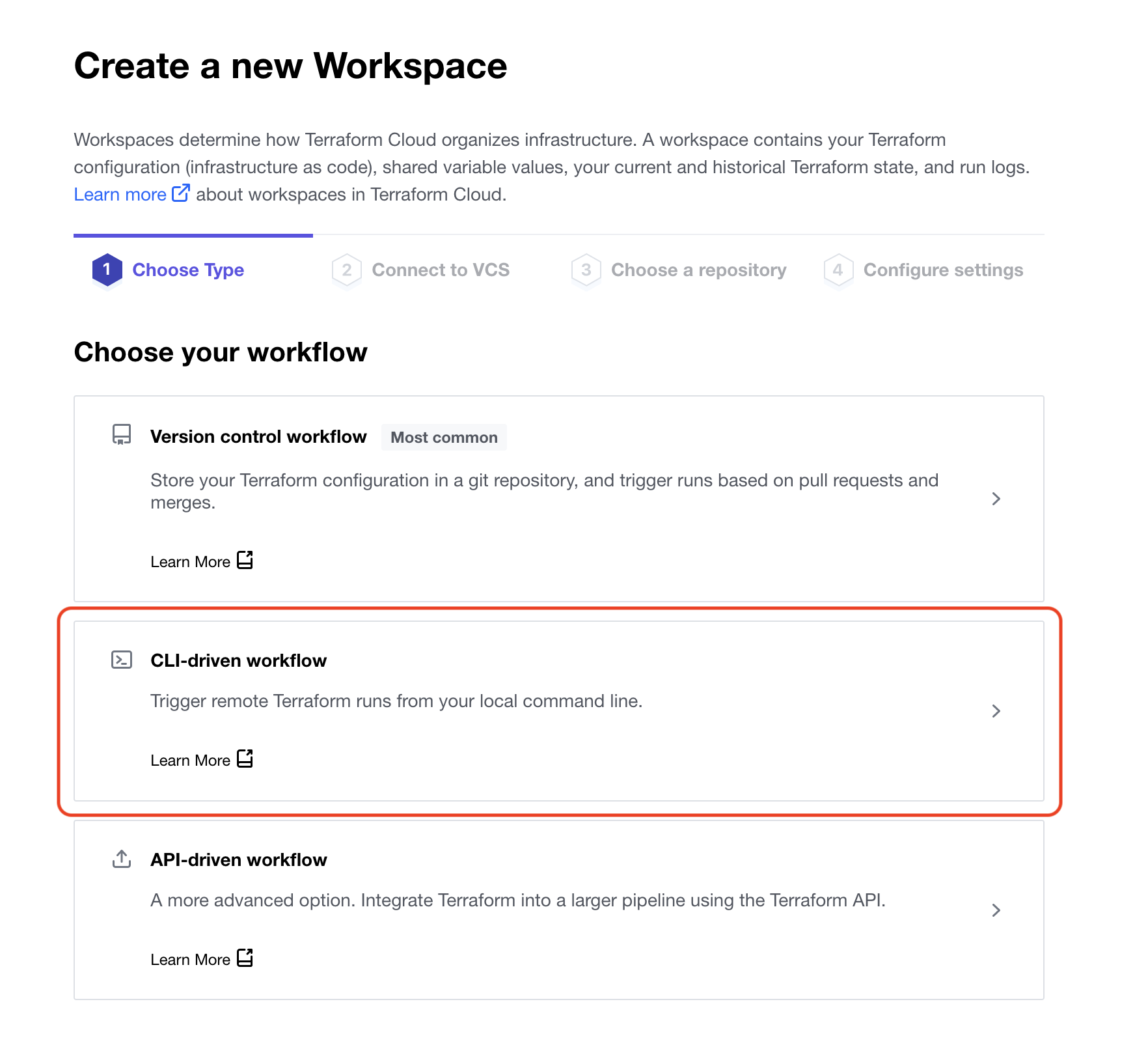 TerraformCloudCreateWorkspace