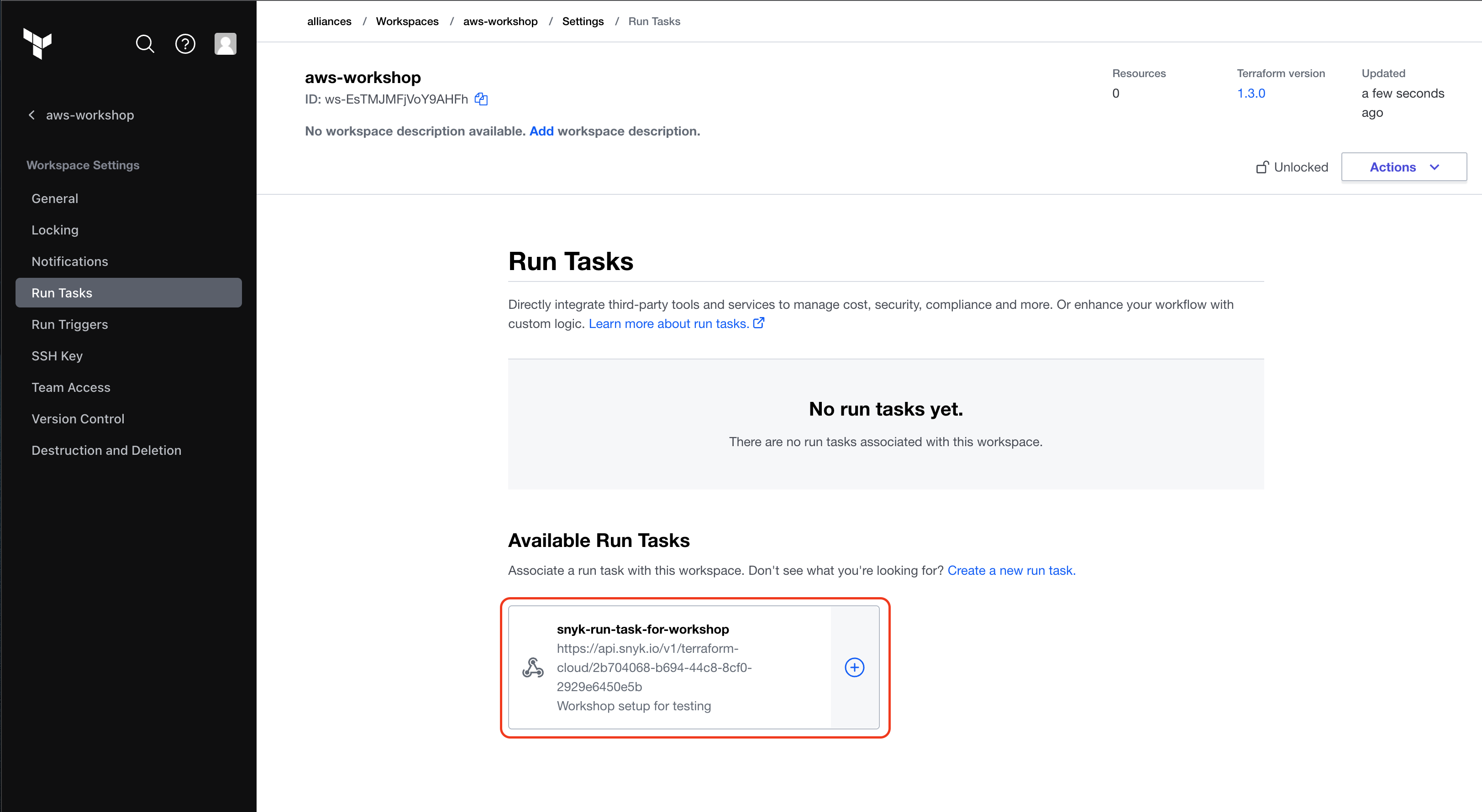 TerraformCloudWorkspaceRunTask1